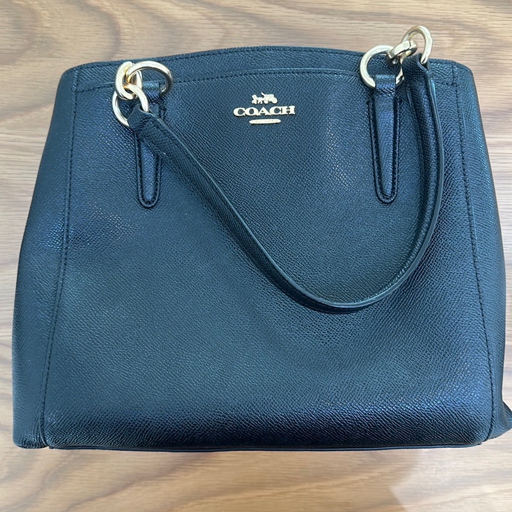 Black coach purse